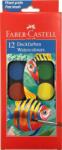 Faber-Castell Faber-Castell vízfesték 12 színű nagygombos