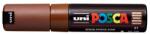 uni Dekormarker, 4, 5-5, 5 mm, UNI "Posca PC-7M", barna (TUPC7MB)