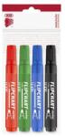ICO Flipchart marker készlet, 1-3 mm, kúpos, ICO "Artip 11 XXL", 4 különböző szín (TICA11XV4) - fiorex