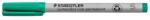 STAEDTLER Alkoholmentes marker, OHP, 0, 4 mm, STAEDTLER "Lumocolor® 311 S", zöld (TS3115)