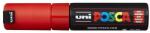 uni Dekormarker, 8 mm, vágott, UNI "Posca PC-8K", piros (TUPC8KP) - fiorex
