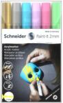 Schneider Dekormarker készlet, akril, 2 mm, SCHNEIDER "Paint-It 310", 6 különböző szín (TSC310V62) - fiorex