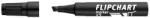 ICO Flipchart marker, 1-4 mm, vágott, ICO "Artip 12", fekete (TICA12FK) - fiorex