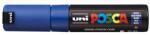uni Dekormarker, 8 mm, vágott, UNI "Posca PC-8K", kék (TUPC8KK)