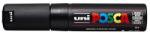 uni Dekormarker, 4, 5-5, 5 mm, UNI "Posca PC-7M", fekete (TUPC7MFK)