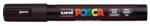 uni Dekormarker, 1, 8-2, 5 mm, UNI "Posca PC-5M", fekete (TUPC5MF) - fiorex