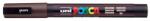 uni Dekormarker, 0, 9-1, 3 mm, UNI "Posca PC-3M", sötétbarna (TUPC3MSB)