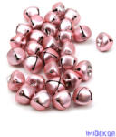  Metál színű bergő kb 2cm 30db/csomag - Rózsaszín