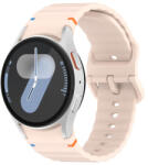 RMPACK Samsung Galaxy Watch 7 40mm 44mm Óraszíj Pótszíj - Sport Wave Style - Szilikon Szíj Rózsaszín