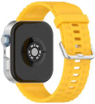 RMPACK Huawei Watch Fit 4 Pro / Fit 4 Szíj Pótszíj Szilikon Sport Solid Style Sárga