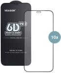 Veason 6D Pro edzett üveg fekete szegéllyel iPhone 15 Pro - 10 db