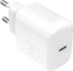 PURO ProLite hálózati töltő 1xUSB-C csatlakozással 30W - fehér