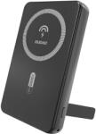 Dudao K14S+ MagSafe-kompatibilis powerbank 1xUSB-A és 1xUSB-C csatlakozással kitámasztóval 10000mAh 20W - fekete