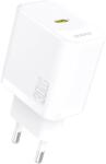 Dudao A27P hálózati töltő 1xUSB-C csatlakozással 30W PD GaN - fehér