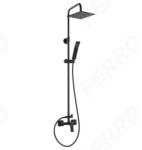 FERRO Sistem de dus cu baterie perete dus, gun metal FERRO Vitto Verdeline NP81-BVI7UVL-GM