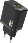 Dudao A27S hálózati töltő 1xUSB-A csatlakozással 25W GaN - fekete