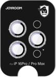 JOYROOM JR-MSJ0309 kamera lencse védő fólia titánszürke szegéllyel iPhone 16 Pro/16 Pro Max