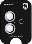 JOYROOM JR-MSJ0272 kamera lencse védő fólia ezüst színű szegéllyel iPhone 16/16 Plus