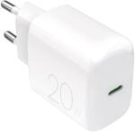 PURO ProLite hálózati töltő 1xUSB-C csatlakozással 20W - fehér