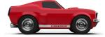 Baghera Masinuta - RACING CAR - FORD Mustang Red - Baghera