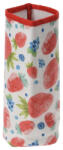 Excellent Houseware Husa termorezistenta pentru sticle Excellent Houseware, poliester, 20x10cm, alb rosu (KO-170484430R)