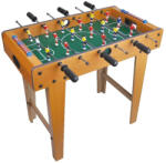 Flippy Masa de Fotbal cu Teren, Flippy, cu Picioare, 6 Manere, Tablou de Scor, 69 x 62 x 36.5 cm, din Lemn Otel ABS, Maro (teo-135238)