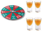 Flippy Joc de Baut Flippy, Ruleta Norocoasa, cu 4 Pahare de Shot, +18 Ani, Rosu Verde (teo-125759) Joc de societate