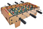 Flippy Masa de Fotbal cu Teren, Flippy, cu Picioare Scurte, 6 Manere, Tablou de Scor, 50 x 25 x 18 cm, din Lemn Otel ABS, Maro (teo-135236)