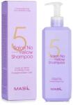 MASIL Șampon mov pentru par blond, Masil, 5 Salon No Yellow Shampoo, Jumbo, 500ml