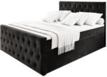 Expedo FENDI kárpitozott boxspring ágy, 160x200, casablanca 16 (224185)