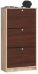 Expedo BOBY cipőtartó szekrény, 60, 4x112, 5x28, 9, tölgy sonoma/wenge (258616)