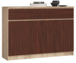 Expedo KLARIS komód, 138x99x40, tölgy sonoma/wenge (258810)