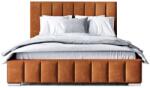 Expedo ADELIA Kárpitozott ágy + matracok, 200x200, amor velvet 2213 (260805i)