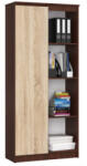Expedo JANNY 2 polcrendszer, 80x180x35, wenge/tölgy sonoma (258804)