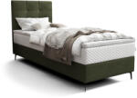 Expedo ILANO comfort kárpitozott boxspring ágy, 90x200, aragon 39, balos (259045)