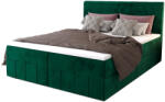 Expedo HAMAN kárpitozott boxspring ágy, 160x200, monolith 37 (240144)
