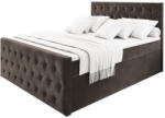 Expedo FENDI kárpitozott boxspring ágy, 160x200, casablanca 8 + topper (224197i)
