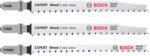 Bosch EXPERT szúrófűrészlap-készlet 3 db 2xT308B, 1xT308BO tömör fa bútorlap, rétegelt lemez (2608900559) - hardtools