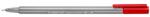 STAEDTLER Triplus 334 Tűfilc - 0, 3 mm, Piros