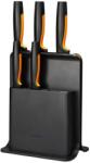 Fiskars Konyhai felszerelés - Késblokk, 5 db, fekete/műanyag 1057554 (1057554)