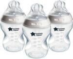 Tommee Tippee Natural Start cumisüveg, 260 ml, PP, 0 hónapos kortól, 3 db (TT0509)