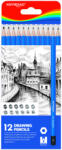  Grafitceruza hatszögletű 12 db/bliszter Keyroad (KR972271)