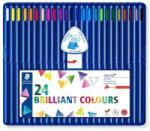 STAEDTLER Színes ceruza készlet, háromszögletű, STAEDTLER "Ergosoft® 157", 24 különböző szín (TS157SB24) - fiorex