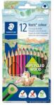STAEDTLER Színes ceruza készlet, háromszögletű, STAEDTLER "Noris Colour 187", 12 különböző szín (TS187C12) - fiorex