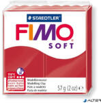 FIMO Gyurma, 57 g, égethető, FIMO "Soft", karácsonyi piros (8020-2) - alter