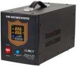 KEMOT Uninterruptible power supply KEMOT PROsinus-1000 converter with pure sine wave and charging function 12V 230V 1000VA/700W - black color (LEC-URZ3406B)