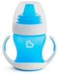 Munchkin Gentle Transition tanulópohár, 118 ml, 4hó+, Kék (012549)