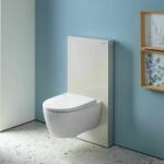 Geberit Modul sanitar pentru vas wc suspendat, 101 cm, panou frontal din sticla gri nisipiu, Geberit Monolith Plus 131.221. JL. 7 131.221. JL. 7 (131.221.JL.7)