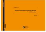 Pátria Nyomtatvány Szigorú számadású nyomtatványok nyilvántartása A/4 fekvő karton (B.15-46/K)