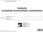 Pátria Nyomtatvány Eszközök munkahelyi nyilvántartása 67 tételes A/5 fekvő (B.12-171/A)